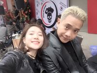 Bà xã JustaTee nhan sắc lên hương dù bầu bí vượt mặt