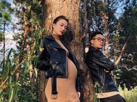 Mang bầu gần sinh, bà xã JustaTee khoe nhan sắc khiến nhiều chị em ghen tỵ