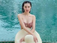 Ninh Dương Lan Ngọc 'ướt át' với bikini khoe điểm vàng cơ thể, hút hồn triệu fan