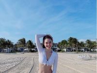 Ninh Dương Lan Ngọc 'ướt át' với bikini khoe điểm vàng cơ thể, hút hồn triệu fan