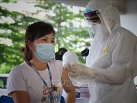Bắc Giang tiêm vaccine phòng COVID-19 cho 300 công nhân