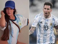 Siêu mẫu Brazil cổ vũ Messi vô địch Copa America