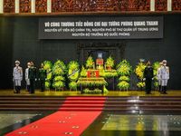 Toàn cảnh lễ viếng, lễ truy điệu Đại tướng Phùng Quang Thanh