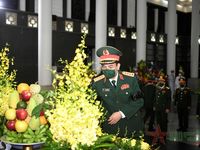 Toàn cảnh lễ viếng, lễ truy điệu Đại tướng Phùng Quang Thanh