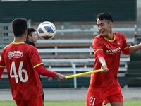 U23 Việt Nam đối phó với thời tiết khắc nghiệt ở Kyrgyzstan
