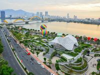 Ngày hội khinh khí cầu bên sông Hàn ở Đà Nẵng