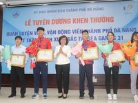 Đà Nẵng: Khen thưởng HLV, VĐV đạt thành tích xuất sắc tại SEA Games 31