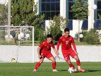 Cận cảnh U23 Việt Nam đã sẵn sàng cho trận gặp U23 Hàn Quốc