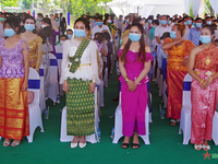 Thủ tướng Phạm Minh Chính dự Lễ kỷ niệm 45 năm 'Con đường tiến đến đánh đổ chế độ diệt chủng Pol Pot' của Thủ tướng Campuchia Hun Sen