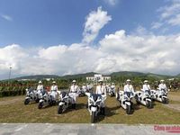 Mãn nhãn ngắm CSCĐ kỵ binh cùng mô tô đặc chủng lần đầu xuất hiện ở Lào Cai