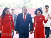 Hình ảnh Chủ tịch nước dự Đại hội thứ XI Hội Chữ thập Đỏ Việt Nam