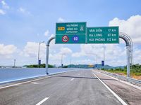 Cao tốc Vân Đồn - Móng Cái trước ngày thông tuyến