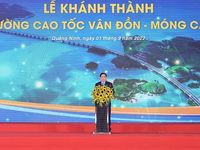 Thủ tướng dự lễ khánh thành cao tốc Vân Đồn - Móng Cái