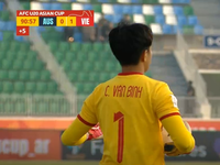 Quốc Việt lập siêu phẩm, U20 Việt Nam giành chiến thắng 1-0 trước U20 Australia