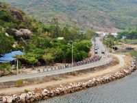 Nguyễn Thắng đoạt Áo cam tại Đường cờ Tổ quốc ở Ninh Thuận