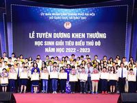 Hà Nội tuyên dương 759 học sinh giỏi tiêu biểu