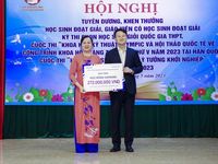 Thái Nguyên: Tuyên dương, khen thưởng học sinh đoạt giải quốc gia, quốc tế năm học 2022-2023