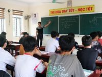 Học sinh lớp 9 ở Hà Tĩnh đếm ngược ngày thi tuyển vào THPT
