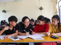 Học sinh lớp 9 ở Hà Tĩnh đếm ngược ngày thi tuyển vào THPT
