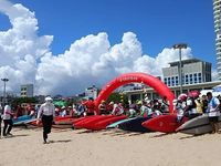 Hơn 100 vận động viên tham gia giải đua thuyền buồm quốc tế và ván chèo đứng Quy Nhơn