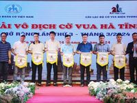 Trao 22 bộ huy chương tại Giải Vô địch cờ vua Hà Tĩnh