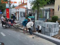 TP HCM: Công trình cải tạo vỉa hè đường Phan Đăng Lưu đang thi công ra sao?