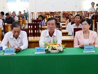 Bàn giao thêm 14 căn nhà cho hộ nghèo tại huyện Tri Tôn