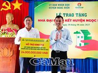 Khánh thành, bàn giao 300 căn nhà tại xã Phan Ngọc Hiển