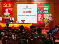 Phong trào chữ thập đỏ trường học góp phần lan tỏa những giá trị nhân ái