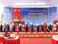 TKV khởi công 2 dự án trọng điểm chào mừng Đại hội Đảng toàn quốc lần thứ XIV