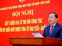 Trung ương Mặt trận Tổ quốc lấy ý kiến cử tri giới thiệu người ứng cử đại biểu Quốc hội Khóa XVI