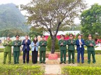 Cục Quân khí phát động 'Tết trồng cây đời đời nhớ ơn Bác Hồ' tại xã Yên Thọ