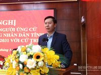 Ứng cử viên đại biểu HĐND tỉnh tiếp xúc cử tri xã Tân Đoàn và Văn Quan