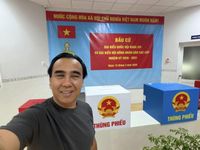 Sao Việt rạng rỡ đi bầu cử Quốc hội khóa XVI và HĐND các cấp