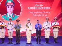 Kỷ niệm 15 năm triển khai giải thưởng 'Gương mặt trẻ Công an tiêu biểu'