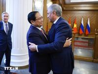 Thủ tướng Phạm Minh Chính hội kiến Chủ tịch Duma Quốc gia Nga Vyacheslav Volodin