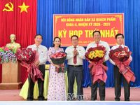 Các xã kiện toàn nhân sự chủ chốt nhiệm kỳ mới sau kỳ họp thứ nhất HĐND