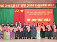 Xã Hiệp Thạnh tổ chức thành công Kỳ họp thứ nhất HĐND khóa XIII