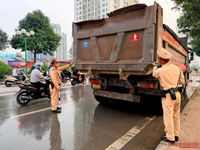 Áp lực giao thông từ công trình chống ngập, lực lượng Công an chủ động đảm bảo TTATGT