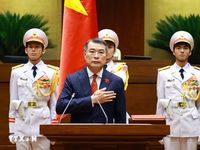 Lễ tuyên thệ nhậm chức của Thủ tướng Chính phủ Lê Minh Hưng