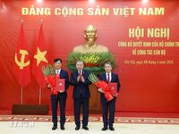 Bộ Chính trị phân công, bổ nhiệm Trưởng ban Tổ chức TW, Chánh Văn phòng TW Đảng