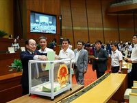 Kỳ họp thứ Nhất, Quốc hội khóa XVI: Quốc hội tiếp tục thực hiện công tác nhân sự