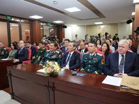 Trưng bày biểu tượng hợp tác vũ trụ Việt Nam - Liên bang Nga