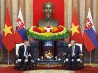 Tổng Bí thư, Chủ tịch nước Tô Lâm tiếp Thủ tướng Slovakia