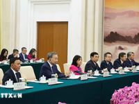 Tổng Bí thư, Chủ tịch nước hội kiến Chủ tịch Chính hiệp toàn quốc Trung Quốc