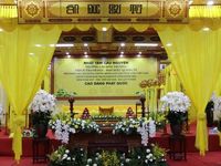 Trang nghiêm lễ nhập kim quan Trưởng lão Hòa thượng Thích Thanh Dục