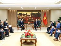 Phó Thủ tướng Hồ Quốc Dũng tiếp Phó Thủ tướng Hàn Quốc Bae Kyung Hoon