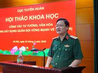 Vai trò của công tác tư tưởng, văn hóa trong xây dựng Quân đội vững mạnh về chính trị