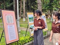 Ấn tượng không gian triển lãm 'Bác Hồ với các dân tộc Gia Lai'