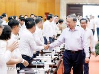 Tổng Bí thư, Chủ tịch nước làm việc với Ban Thường vụ Thành ủy TP Hồ Chí Minh